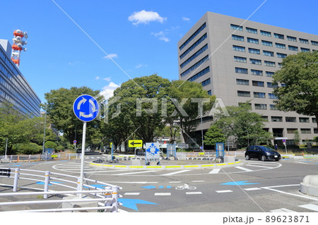ラウンドアバウト(環状交差点 愛知県 名古屋市) ラウンドアバウト(環状交差点 愛知県 名古屋市) 89623871