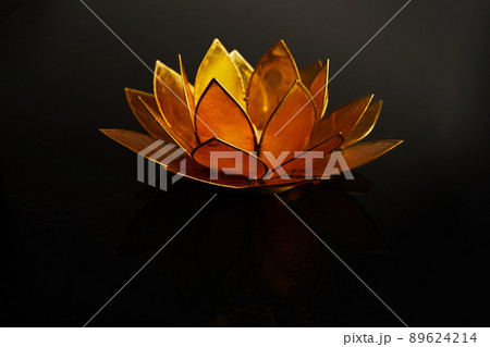 Happy Vesak Day Buddha Purnima Background. Candles during Vesak day celebration. Happy Vesak Day Buddha Purnima Background. Candles during Vesak day celebration. 89624214