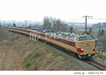 磐越西線 広田ー東長原 JR東日本 485系 A-2+A-1編成(仙台) あいづ 磐越西線 広田ー東長原 JR東日本 485系 A-2+A-1編成(仙台) あいづ 89624274