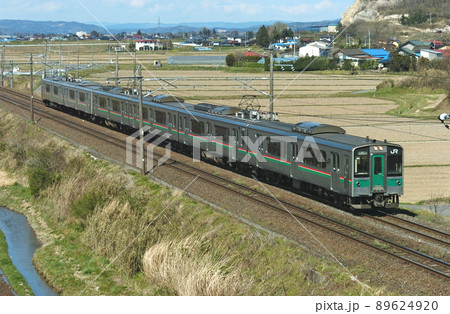東北本線 鹿島台ー品井沼 JR東日本 701系 F4-16編成(仙台) 東北本線 鹿島台ー品井沼 JR東日本 701系 F4-16編成(仙台) 89624920
