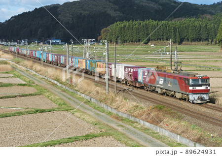 東北本線 白河ー久田野 JR貨物 EH500-8(仙台) 東北本線 白河ー久田野 JR貨物 EH500-8(仙台) 89624931