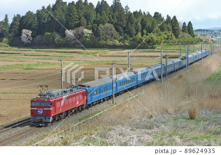 東北本線 久田野ー白河 JR東日本 EF81-98(尾久)+24系 北斗星 東北本線 久田野ー白河 JR東日本 EF81-98(尾久)+24系 北斗星 89624935
