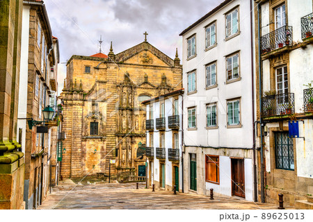 San Martin Pinario Monastery in Santiago de Compostela. UNESCO world heritage in Galicia, Spain 89625013