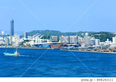 【山口県】快晴下の下関市街地 【山口県】快晴下の下関市街地 89626311
