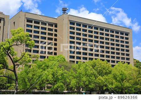 【山口県晴天下の山口県庁舎 89626366