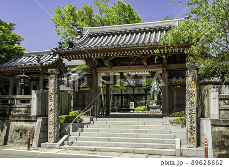 四国八十八箇所13番　大日寺　山門　徳島県徳島市 89628662