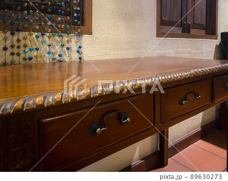 Antique decorative items decorate in restaurant Antique decorative items decorate in restaurant 89630273