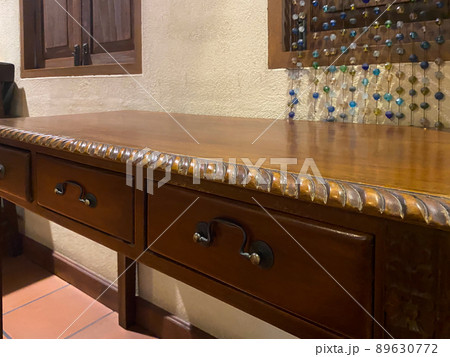 Antique decorative items decorate in restaurant Antique decorative items decorate in restaurant 89630772