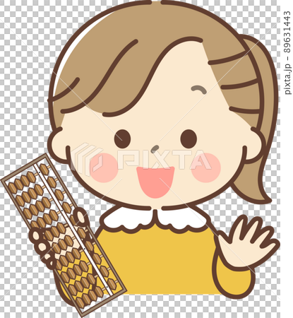 有算盤的女孩上半身 1 有算盤的女孩上半身 1 89631443