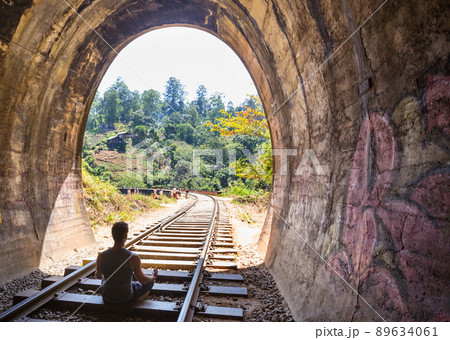 Tunnel in Sri Lanka 89634061