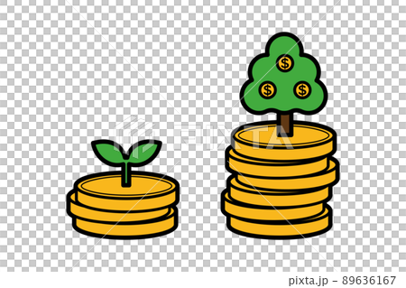 不斷增長的美元的圖像說明 不斷增長的美元的圖像說明 89636167