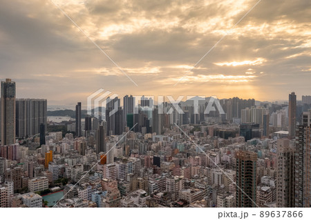 a city scape of kowloon west of Sham Shui Po 9 May 2022 89637866