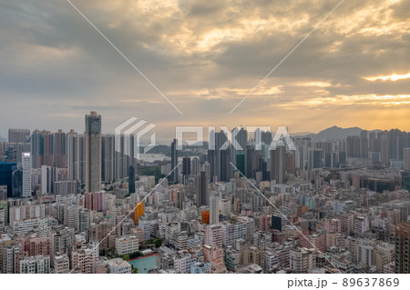 a city scape of kowloon west of Sham Shui Po 9 May 2022 89637869