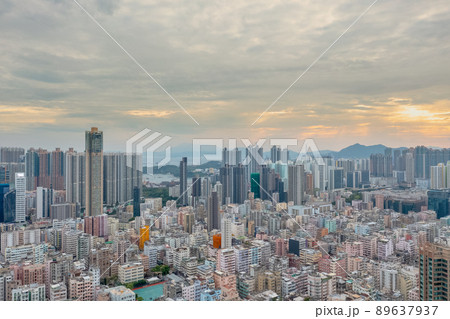 a city scape of kowloon west of Sham Shui Po 9 May 2022 a city scape of kowloon west of Sham Shui Po 9 May 2022 89637937