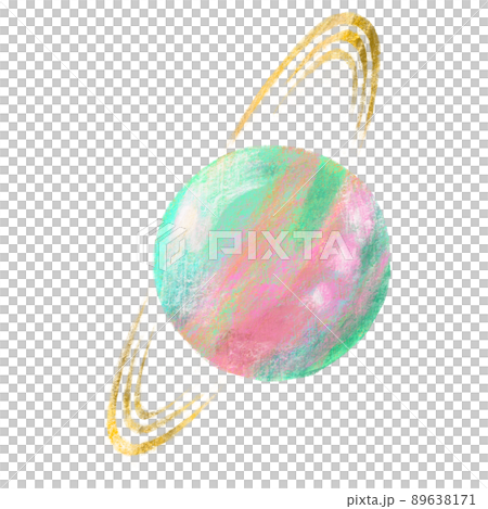 Uranus solar system planets illustration painting chalk art drawing style Uranus solar system planets illustration painting chalk art drawing style 89638171