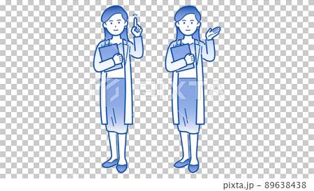 医師01 女性 全身 89638438
