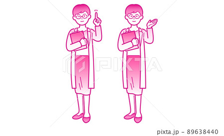 医師02 女性 全身 89638440