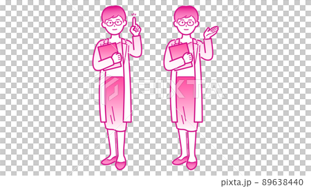 医師02 女性 全身 89638440