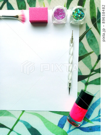 Set Of Various Manicure And Pedicure Tools And Accessories Set Of Various Manicure And Pedicure Tools And Accessories 89638482