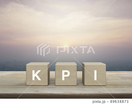 Key Performance Indicator business target concept 89638873