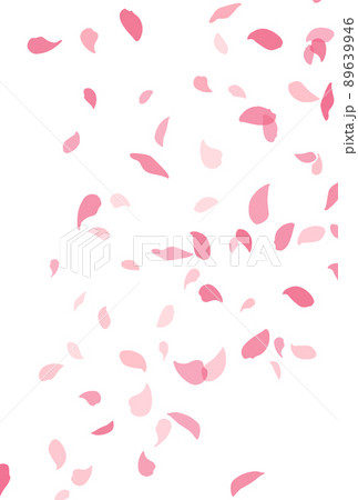 背景素材_桜吹雪 89639946