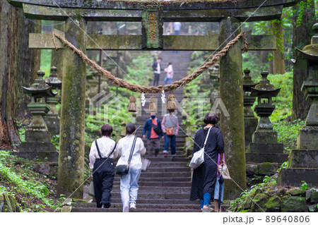 《熊本県》雨の上色見熊野座神社 熊本県阿蘇郡高森町 《熊本県》雨の上色見熊野座神社 熊本県阿蘇郡高森町 89640806
