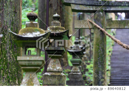 《熊本県》雨の上色見熊野座神社 熊本県阿蘇郡高森町 《熊本県》雨の上色見熊野座神社 熊本県阿蘇郡高森町 89640812
