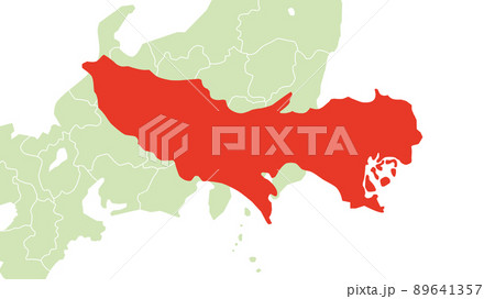 東京都地図16：9 89641357