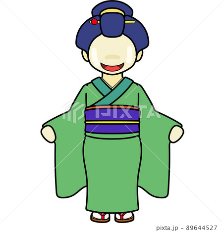 のっぺらぼうのイラスト 89644527