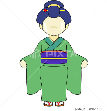 のっぺらぼうのイラスト 89644538
