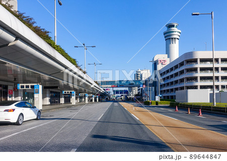 羽田空港こと東京国際空港のバス乗り場（東京都大田区） 89644847