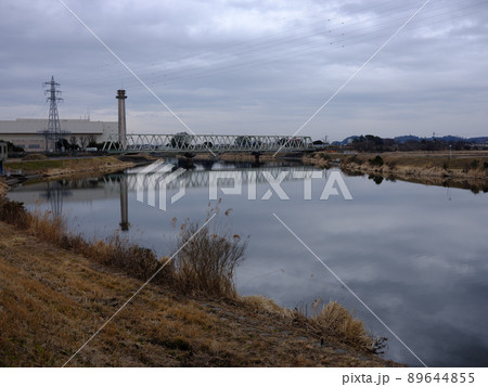 手賀川の風景 89644855