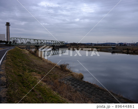 手賀川の風景 89644861