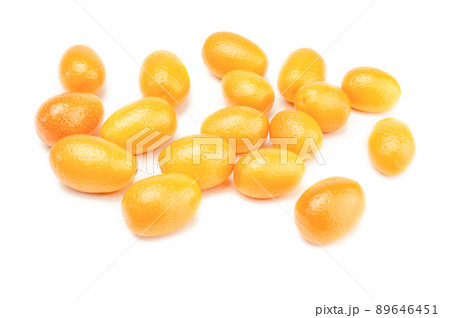 Kumquat isolated on white background cutout 89646451