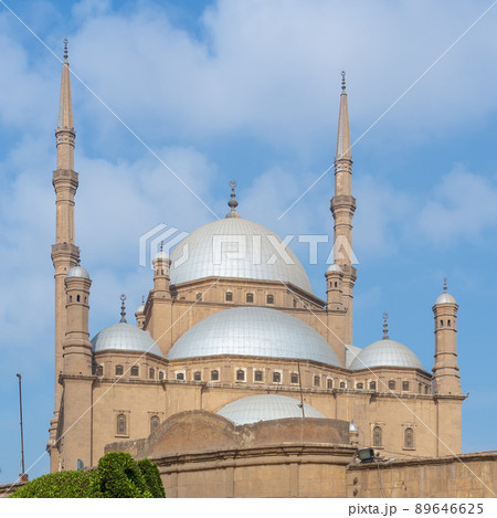 The great Mosque of Muhammad Ali Pasha (Alabaster Mosque), situated in the Citadel of Cairo, Egypt The great Mosque of Muhammad Ali Pasha (Alabaster Mosque), situated in the Citadel of Cairo, Egypt 89646625
