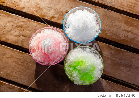 かき氷　asian  type of epidemic shaved ice 89647340