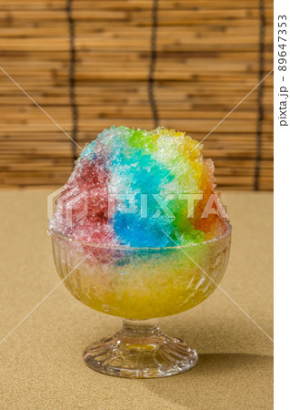 かき氷　asian  type of epidemic shaved ice 89647353
