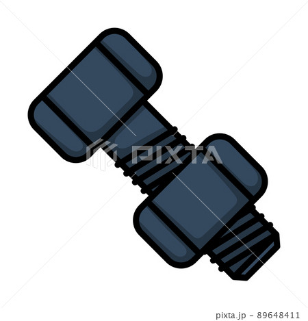 Icon Of Bolt And Nut 89648411