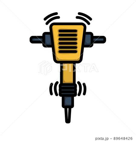 Icon Of Construction Jackhammer 89648426