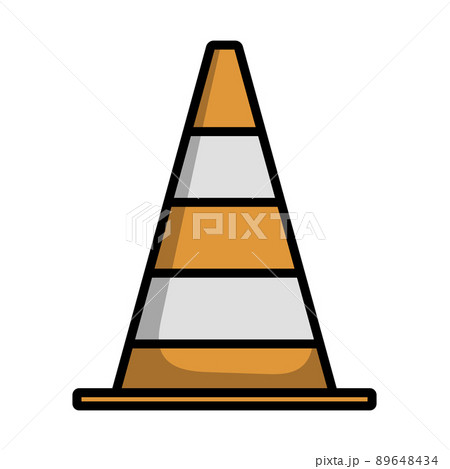 Icon Of Traffic Cone 89648434