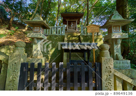 香川県琴平町の金刀比羅宮 下向道にある大山祇神社 香川県琴平町の金刀比羅宮 下向道にある大山祇神社 89649136
