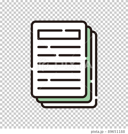 書類【ビジネス・アイコンシリーズ】 89651188