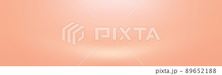 abstract blur of pastel beautiful peach pink color sky warm tone background for design as banner,slide show or others 89652188
