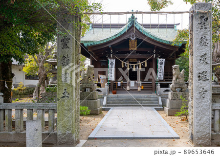 長崎街道木屋瀬宿にある 須賀神社 【福岡県北九州市】 長崎街道木屋瀬宿にある 須賀神社 【福岡県北九州市】 89653646