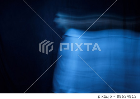 abstract blurry portrait of a male ghost. concept of the soul and the other world 89654915