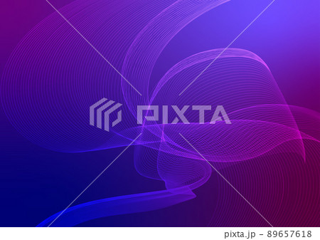 Futuristic Blue and Violet Dynamic Wave Abstract Background Futuristic Blue and Violet Dynamic Wave Abstract Background 89657618