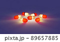 光るカプセル 89657885