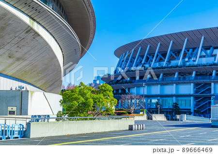 【東京の都市風景】東京体育館 【東京の都市風景】東京体育館 89666469