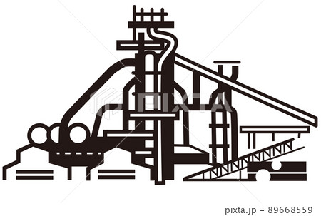製鉄所-高炉 89668559