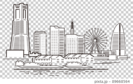 Big city of Japan-Yokohama 89668564